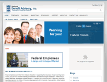 Tablet Screenshot of nationalbenefitadvisory.com